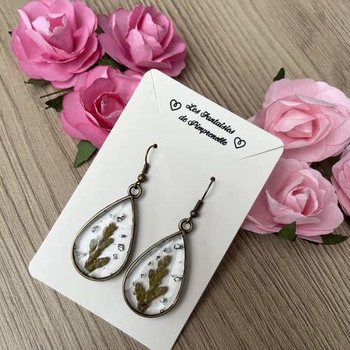 Boucles d’oreilles nature