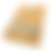 Boucles d'oreilles *marinette* en laiton doré avec pendentifs fait main