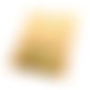 Boucles d'oreilles *anita* en laiton doré avec pendentifs fait main