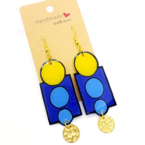 Boucles d'oreilles en acrylique