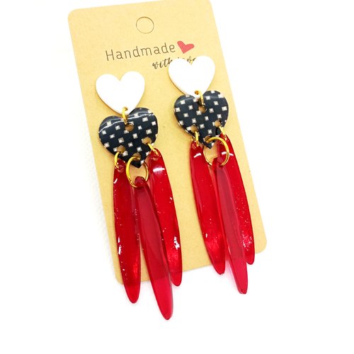 Boucles d'oreilles cœurs