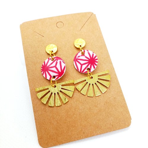 Boucles d'oreilles fait main
