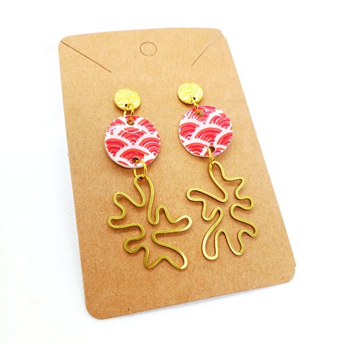 Boucles d'oreilles fait main