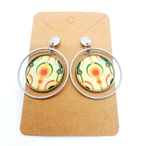 Boucles d'oreilles seventies