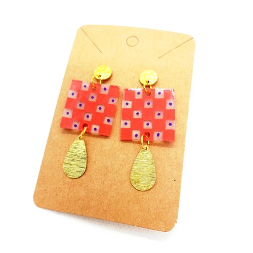 Destockage boucles d'oreilles fait main