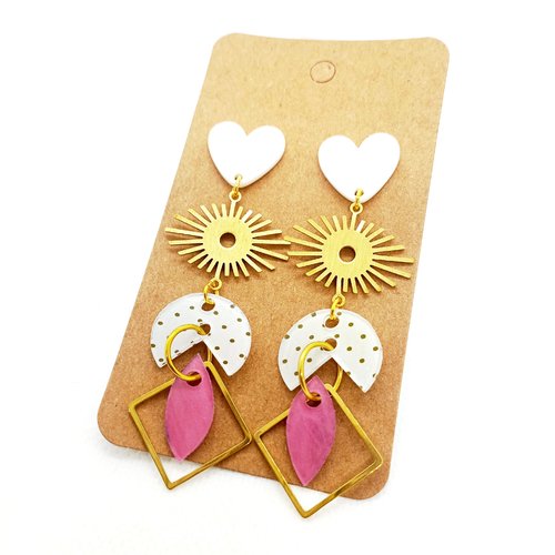 Boucles d'oreilles pendantes