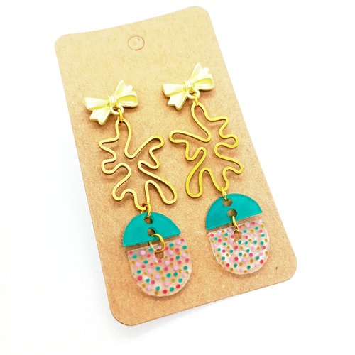 Boucles d'oreilles pendantes