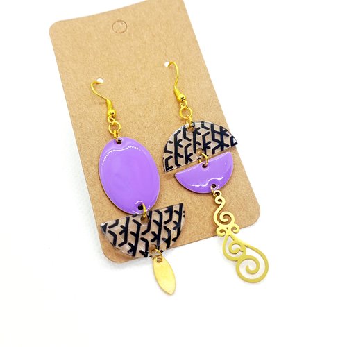 Boucles d'oreilles pendantes