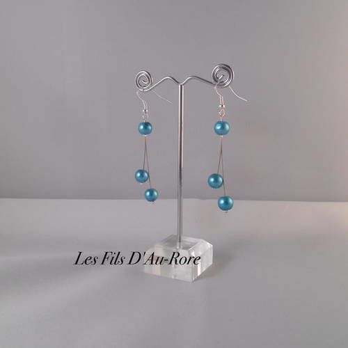 Boucles d'oreille lovea en turquoise 