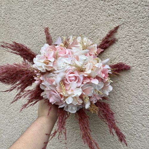 Bouquet mariée fleur séchées eloise