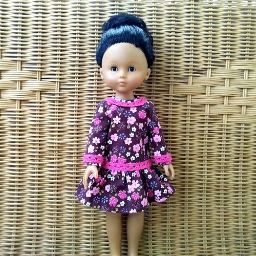 Vêtements, robe poupée 32-33 cm compatible corolle les chéries