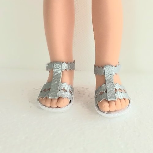 Chaussures poupée 32-33 cm paola reina faites main