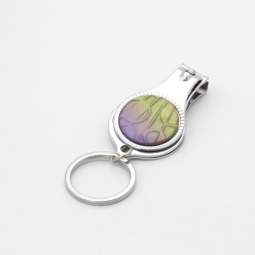 Coupe-ongles dégradé de vert et violet