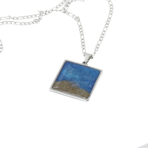 Collier le coquillage invisible – inspiration bord de plage