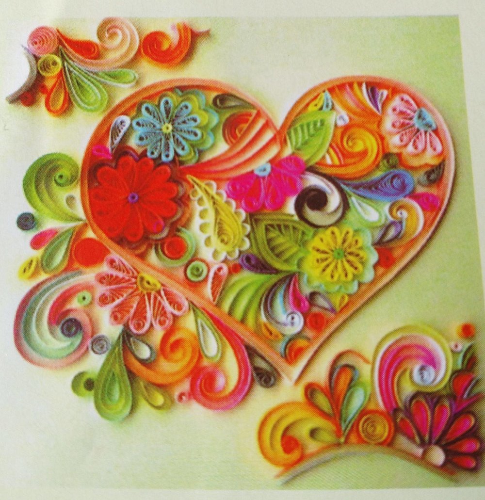 Fiche Pas A Pas Pour Quilling Paperole Modele Amitie Amour Coeur Un Grand Marche