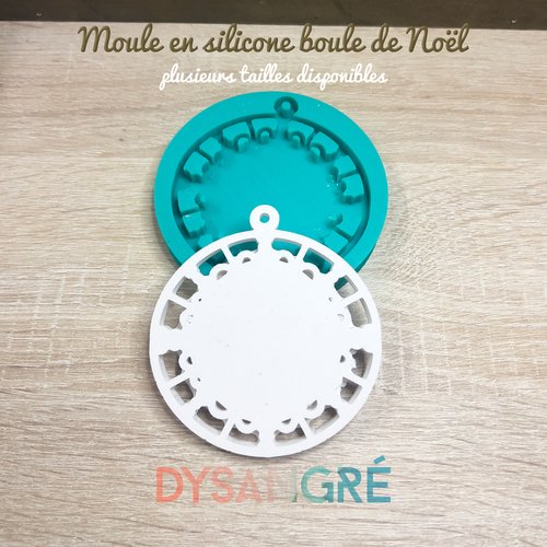 Moules en silicone boule de noël 6cm