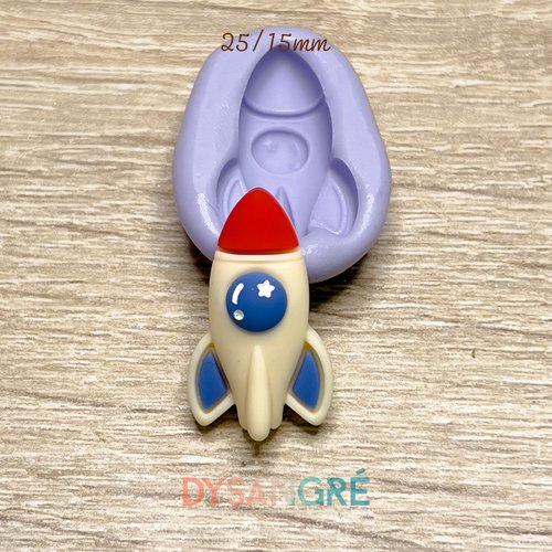 Moule en silicone fusée 25/15mm