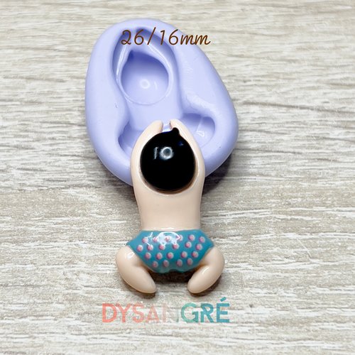 Moule en silicone nageur 26/16 mm