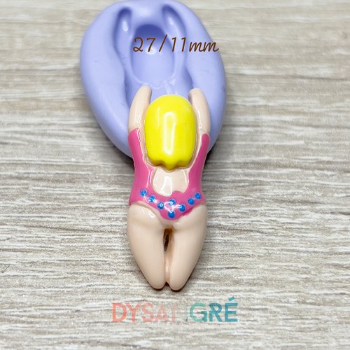 Moule en silicone nageuse 29/11 mm