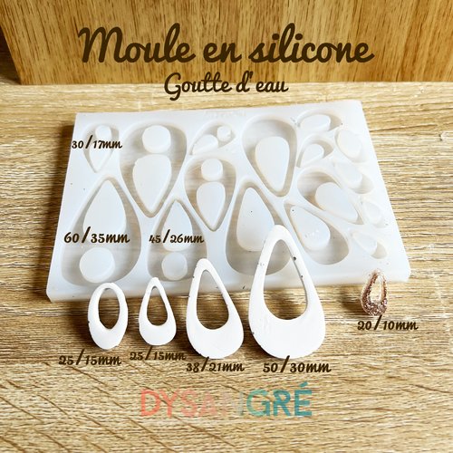 Moule en silicone fleurs pampilles