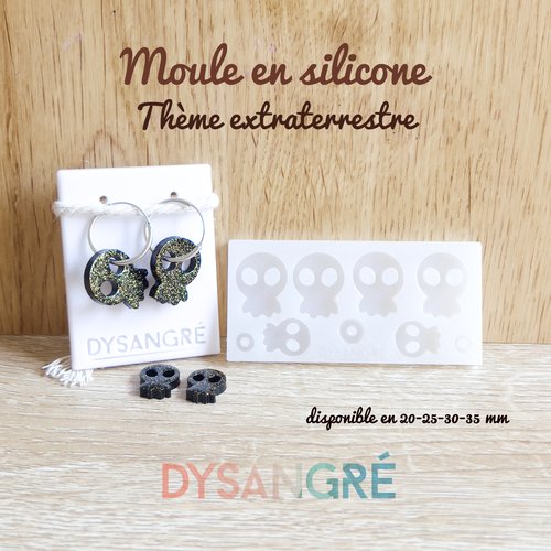 Moule en silicone pampille extraterrestre