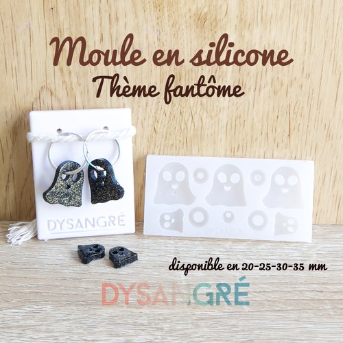 Moule en silicone pampille fantôme