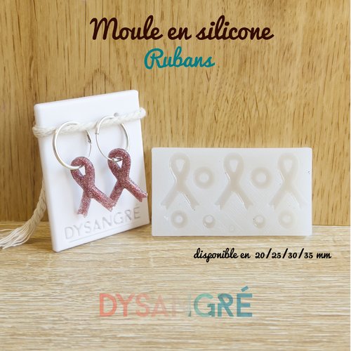 Moule en silicone pampilles ruban