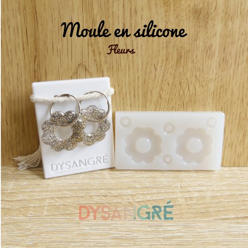 Moule en silicone pampilles fleurs