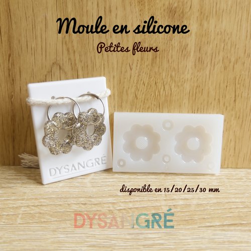 Moule en silicone pampilles petites fleurs