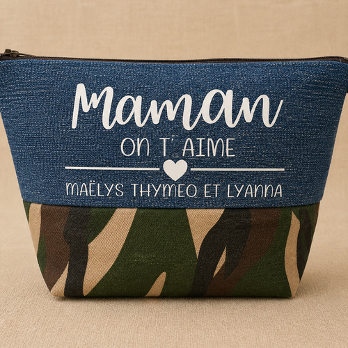 Trousse bicolore