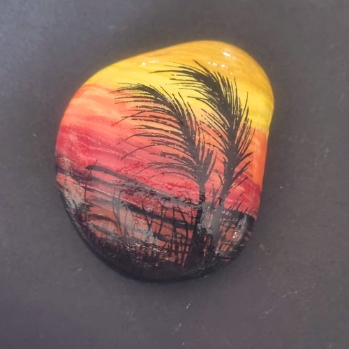 Les galets couchers de soleil