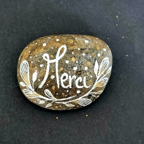 Galet joyeux anniversaire,retraite,fêtes de wonder