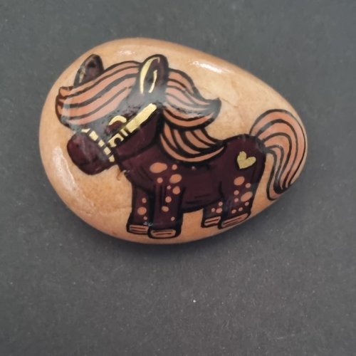 Les galets petits chevaux rigolos de wonder
