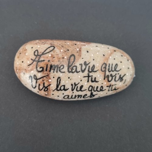 Les galets messages ,phrases ,citations de wonder