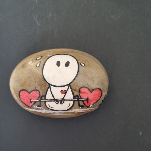 Les galets bonhomme poétiques de wonder