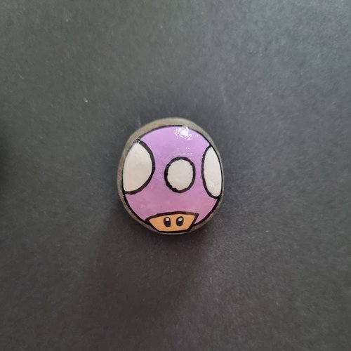 Les galets personnages de mario bros