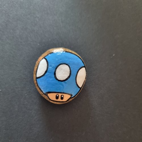 Les galets personnages de mario bros