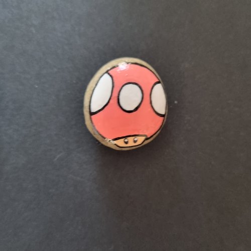 Les galets personnages de mario bros
