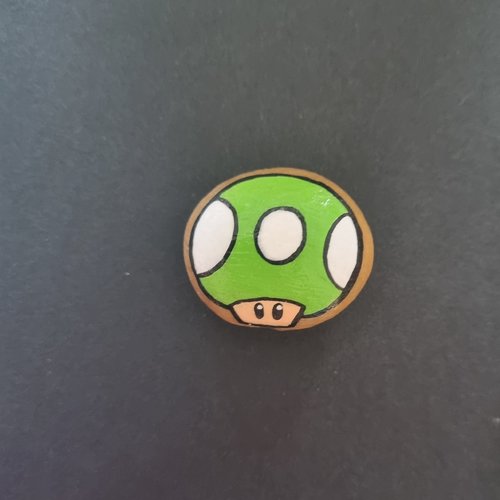 Les galets personnages de mario bros