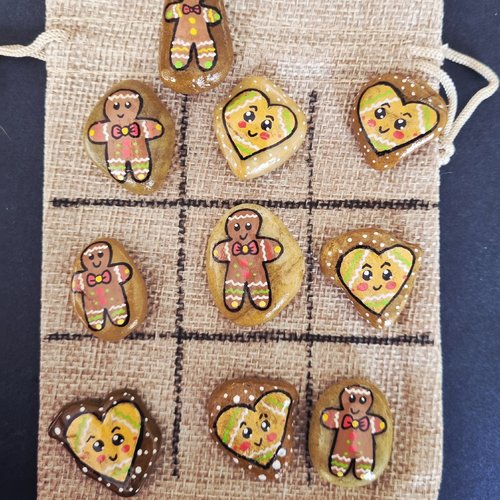 Les galets jeux de morpions de wonder