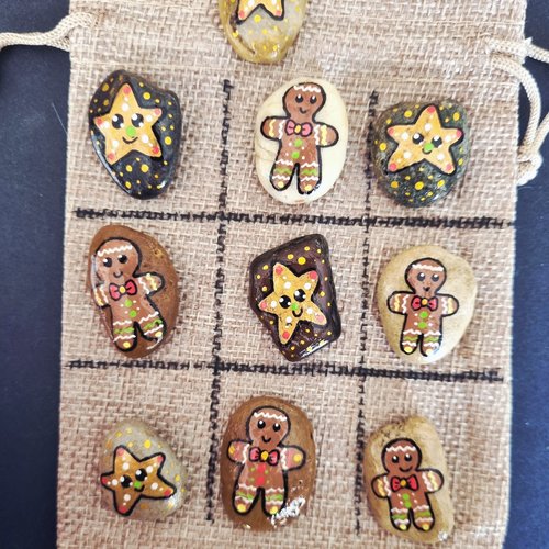 Les galets jeux de morpions de wonder