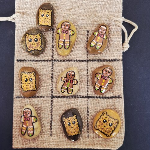 Les galets jeux de morpions de wonder