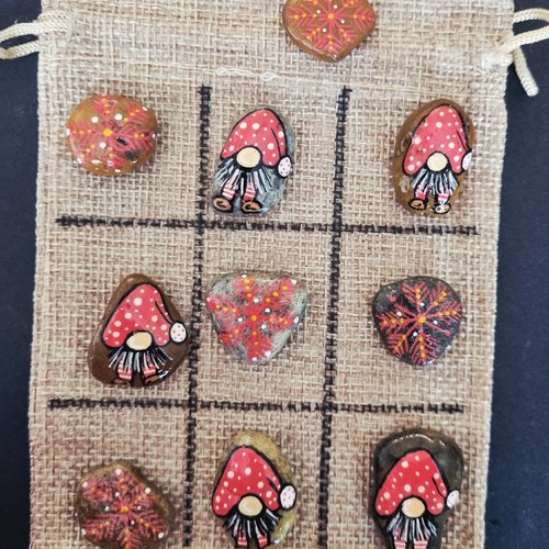 Les galets jeux de morpions de wonder