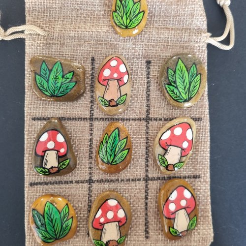 Les galets jeux de morpions de wonder