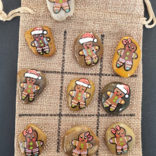 Les galets jeux de morpions de wonder