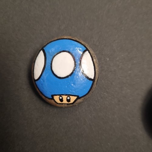 Les galets personnages de mario bros