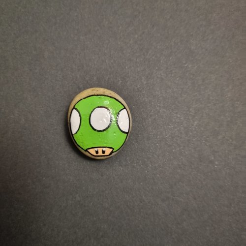 Les galets personnages de mario bros