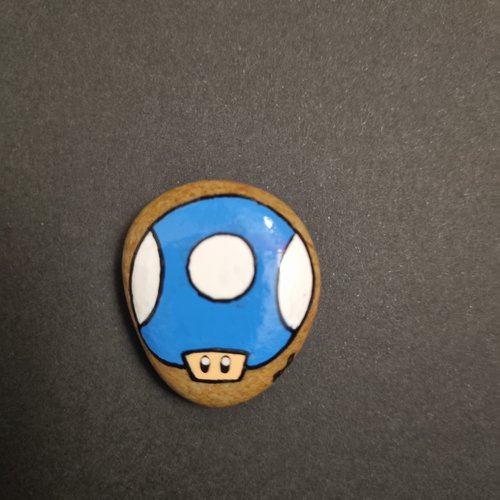 Les galets personnages de mario bros