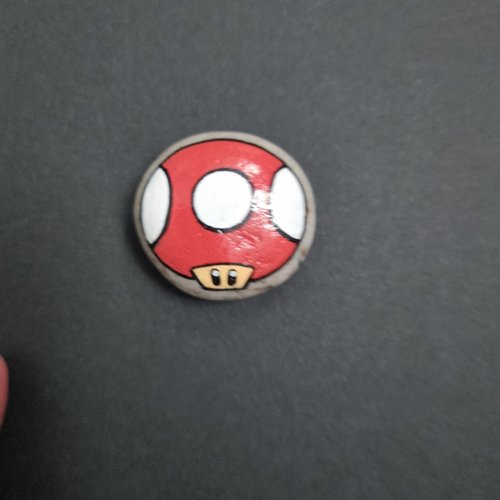 Les galets personnages de mario bros