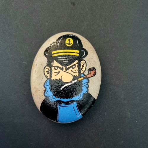 Les galets tintin et milou  de wonder